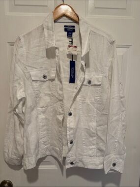 Jones & Co. Jones New York 100% Linen Jacket